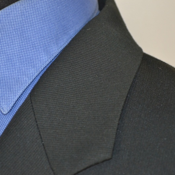 Reunion 42R Sport Coat Blazer Suit Jacket Black St - Picture 2 of 8